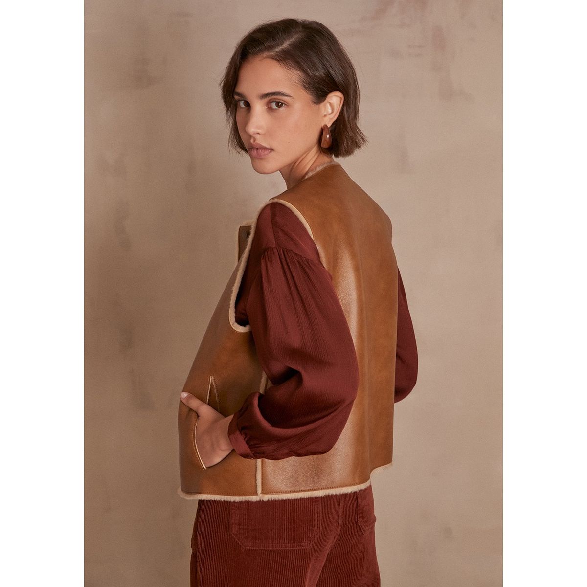 MAISON 123 - Chaleco Casual Mujer Maison 123