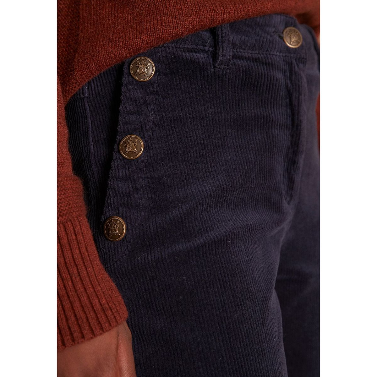 MAISON 123 - Pantalón Straight Algodón Mujer Maison 123