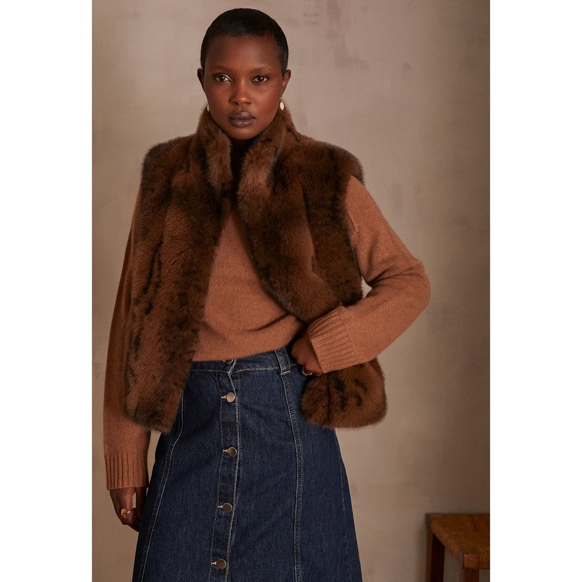 MAISON 123 - Chaleco Casual Mujer Maison 123