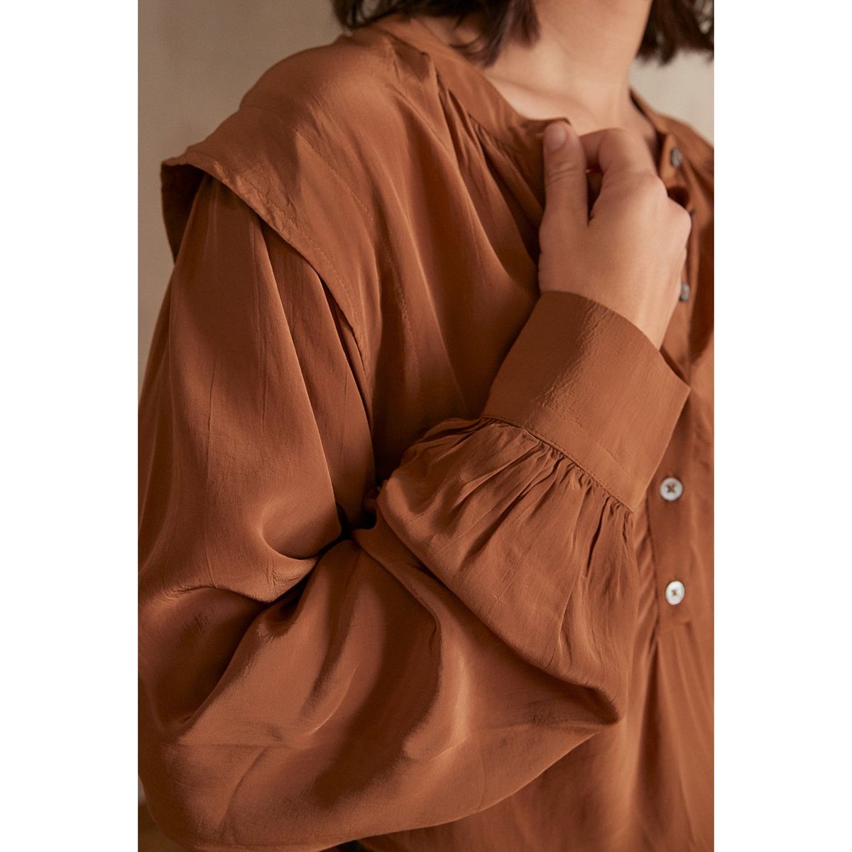 MAISON 123 - Blusa Manga Larga Casual Mujer Maison 123