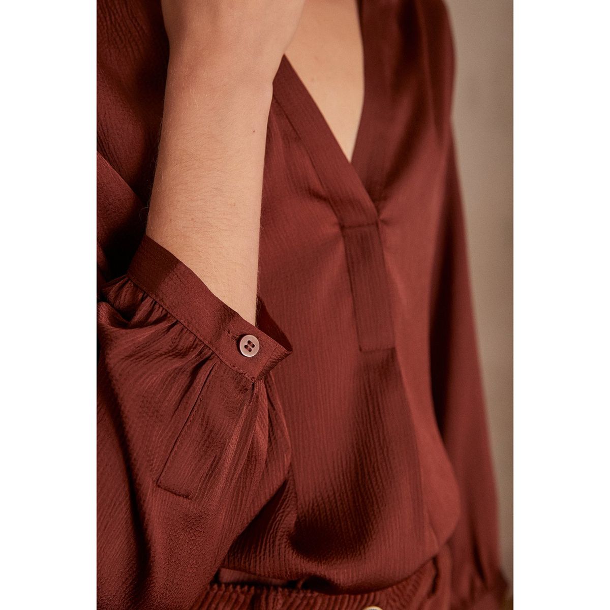 MAISON 123 - Blusa Manga Larga Mujer Maison 123