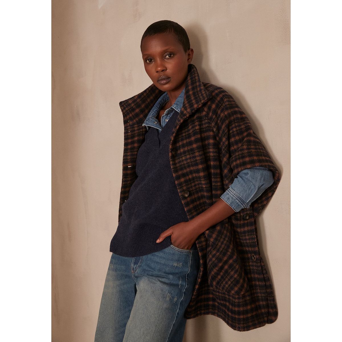 MAISON 123 - Abrigo Casual Mujer Maison 123