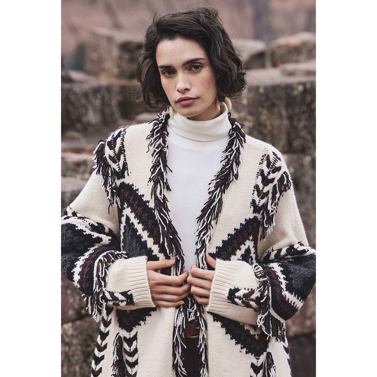 MAISON 123 - Abrigo Casual Mujer Maison 123