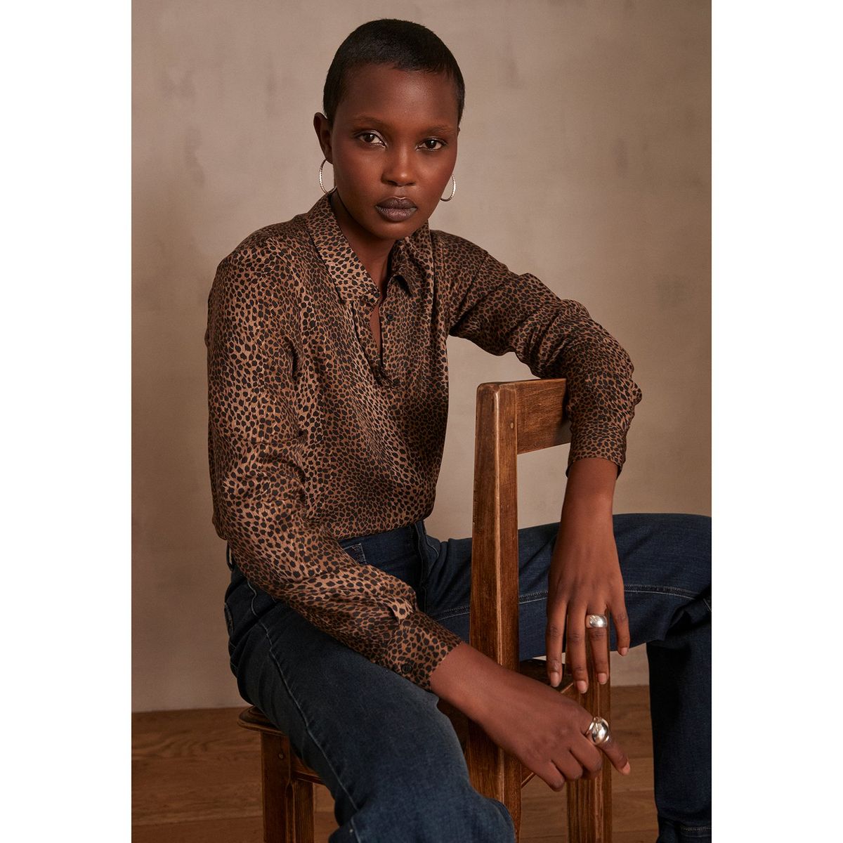 MAISON 123 - Blusa Manga Larga Mujer Maison 123