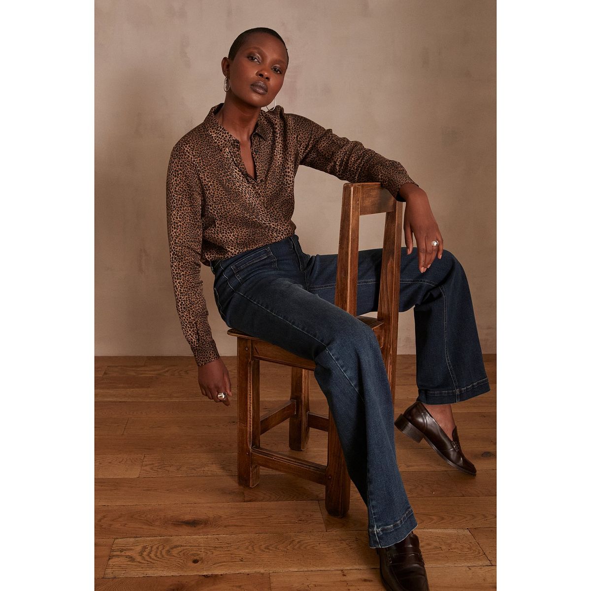 MAISON 123 - Blusa Manga Larga Mujer Maison 123