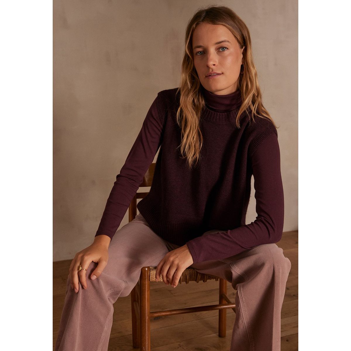 MAISON 123 - Polo Manga Larga Mujer Maison 123