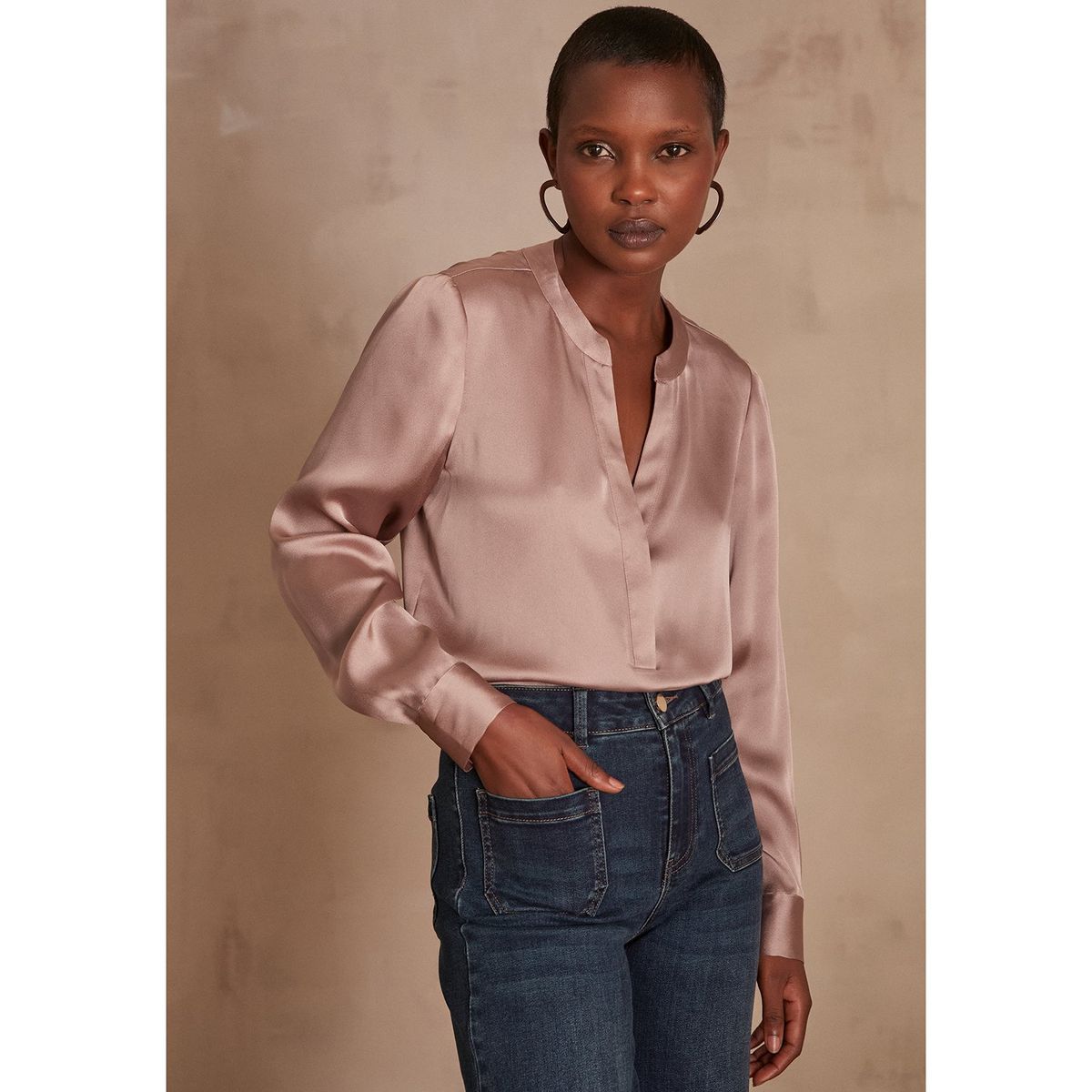 MAISON 123 - Blusa Manga Larga Mujer Maison 123