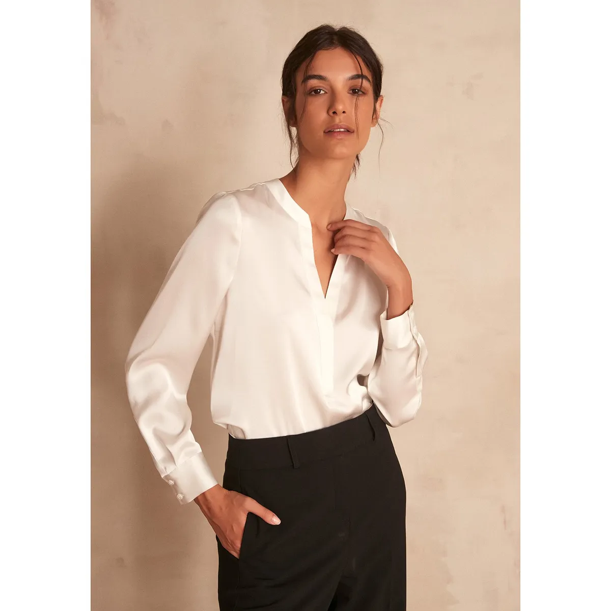 MAISON 123 - Blusa Manga Larga Mujer Maison 123