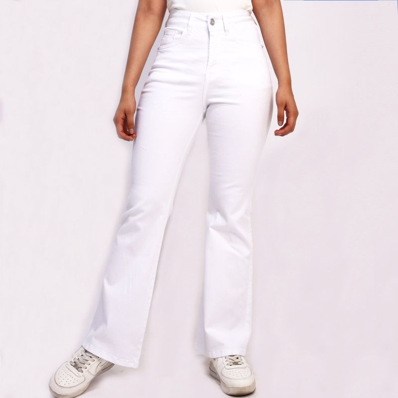 KAYRA POBLET - Jean Flare Algodón Mujer Kayra Poblet