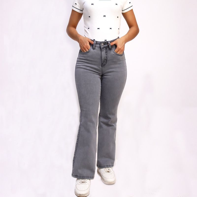 KAYRA POBLET - Jean Flare Algodón Mujer Kayra Poblet