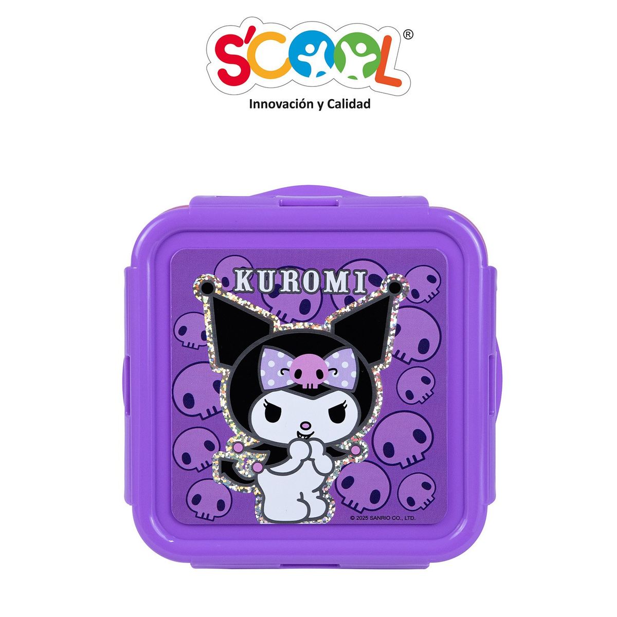 KUROMI - Taper Cuadrado 590ml Kuromi