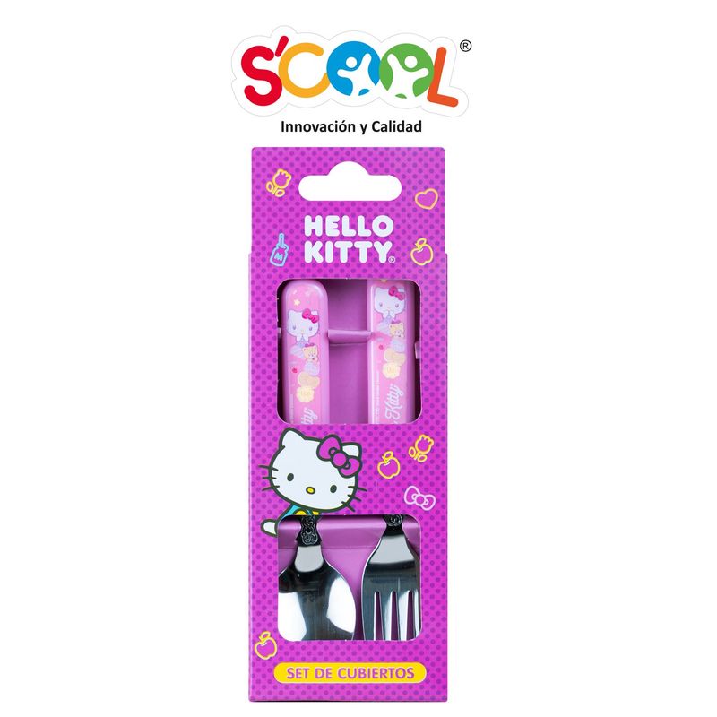 HELLO KITTY - Set Cubiertos Caja Hello Kitty