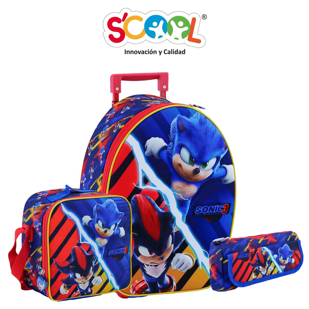 SONIC - Set Maleta Grande Ranger 3d Sonic