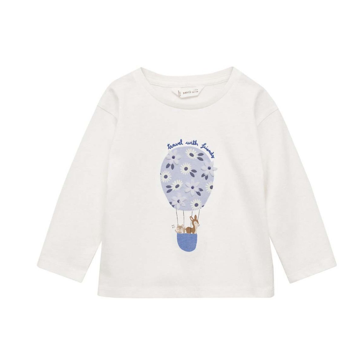 MANGO KIDS - Polo Niña Manga Larga Algodón Mango Kids