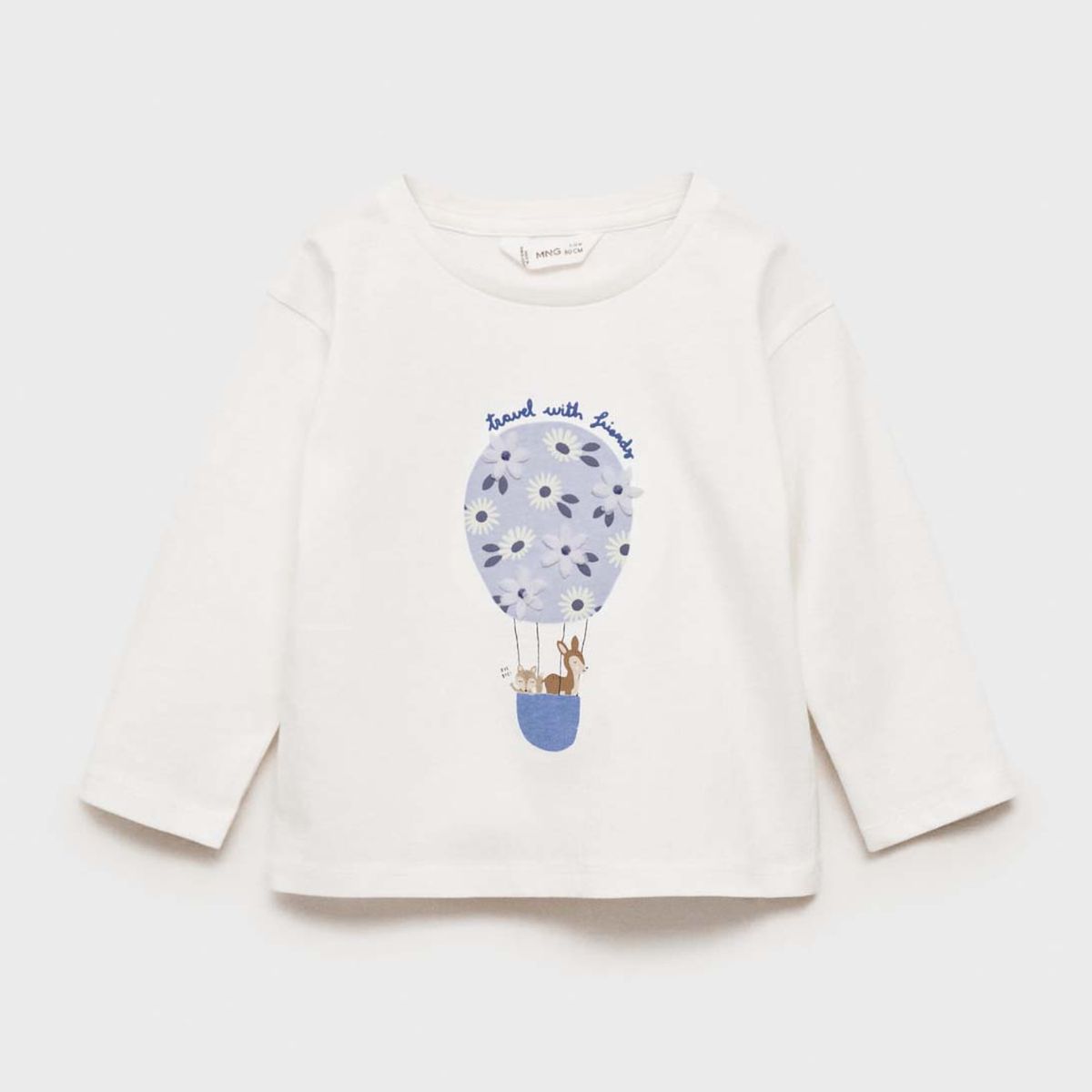 MANGO KIDS - Polo Niña Manga Larga Algodón Mango Kids