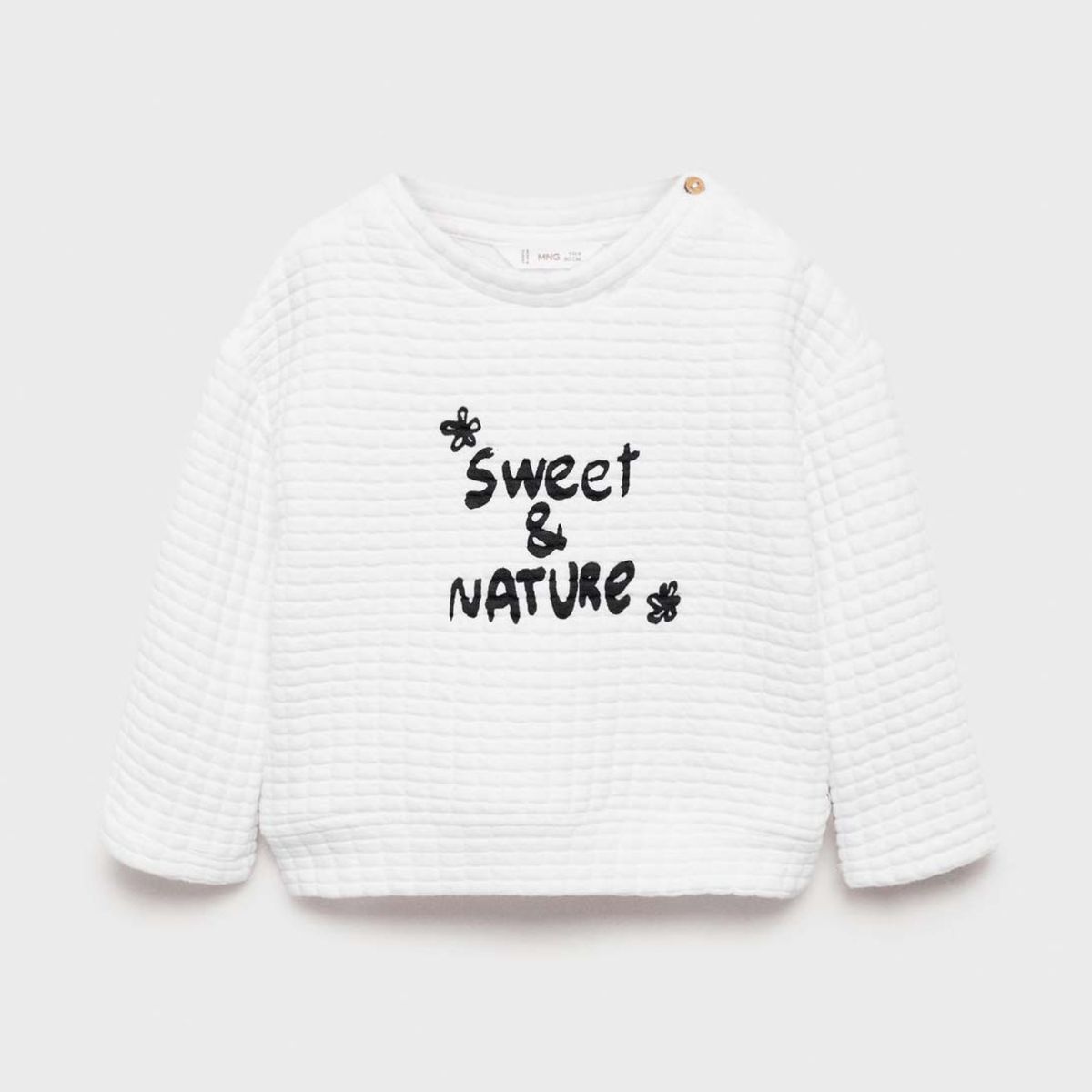 MANGO KIDS - Polera Niña Algodón Mango Kids