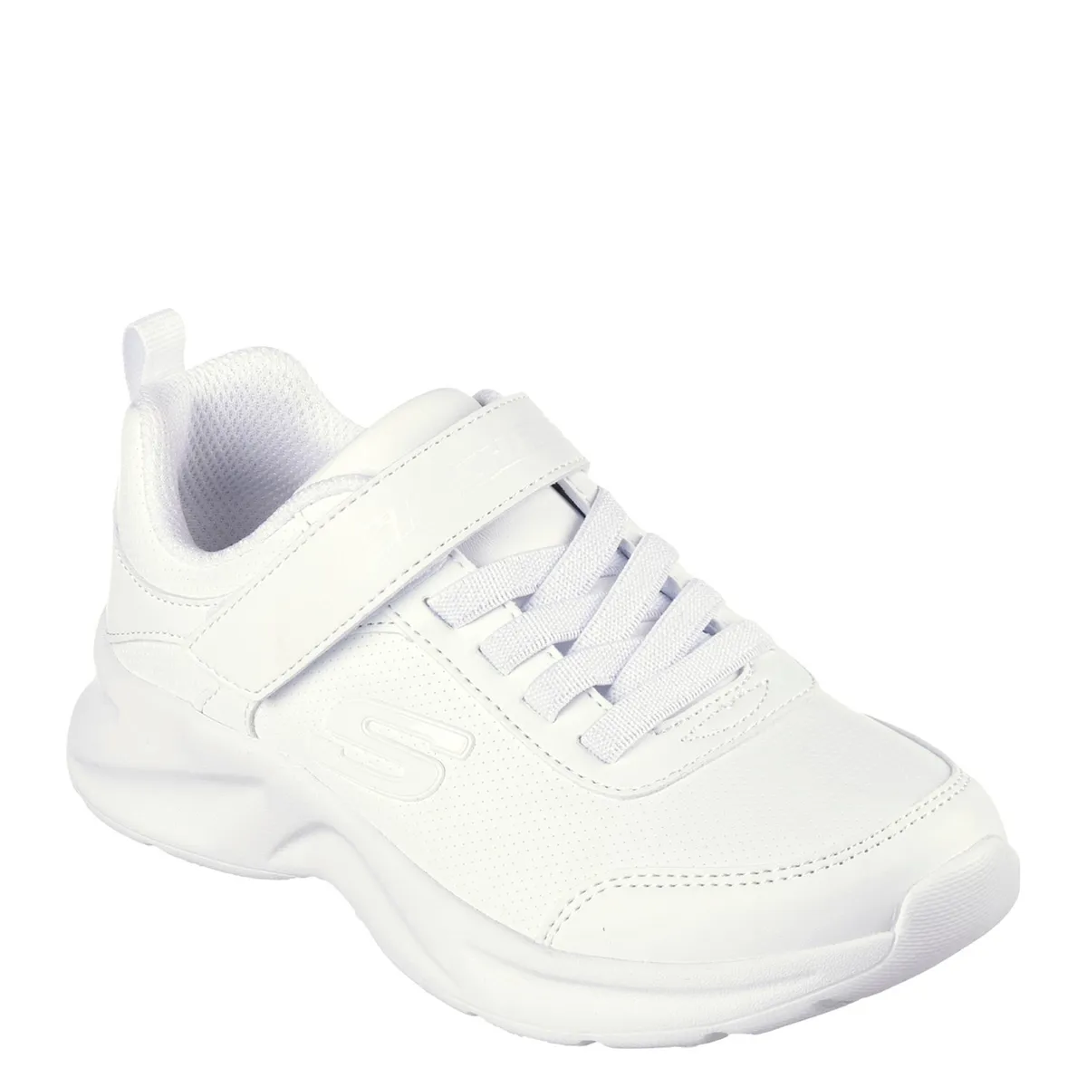 SKECHERS - Zapatilla Escolar Blanco Unisex Skechers