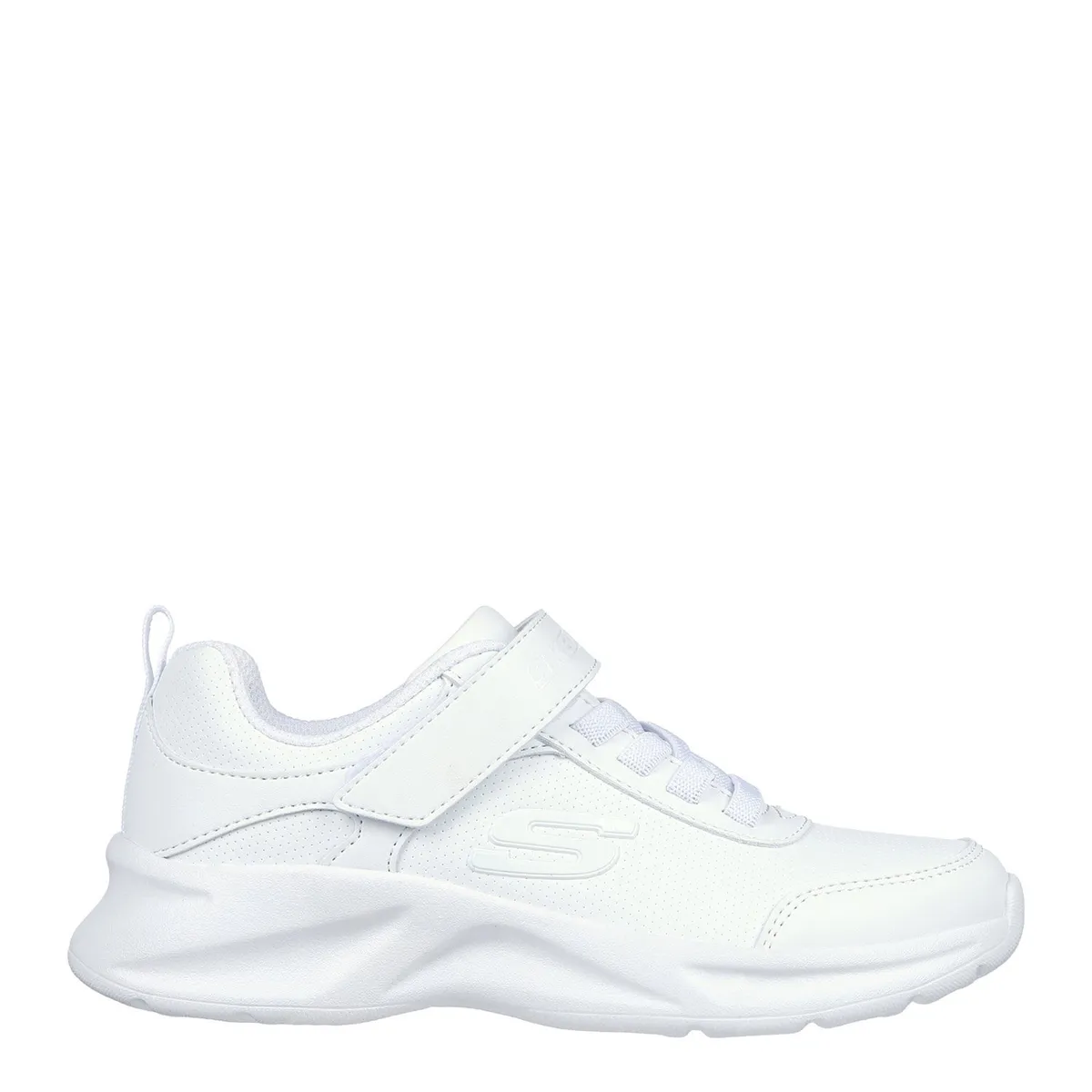 SKECHERS - Zapatilla Escolar Blanco Unisex Skechers