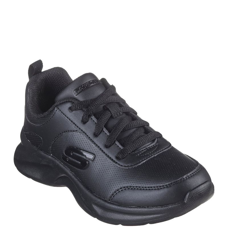 SKECHERS - Zapatilla Escolar Negro Unisex Skechers