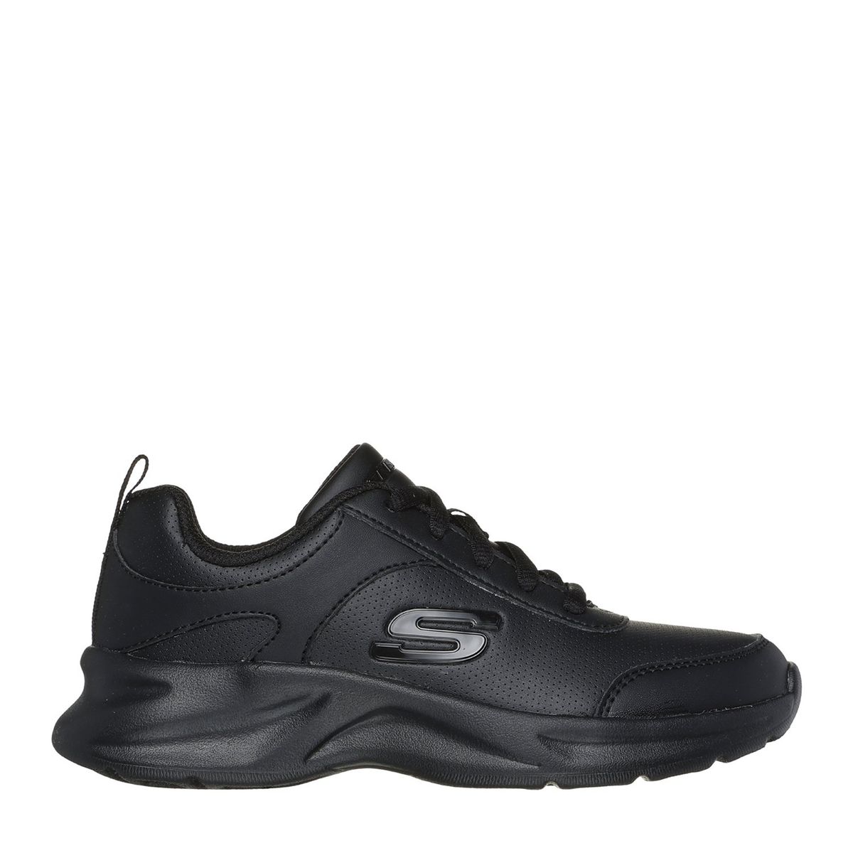 SKECHERS - Zapatilla Escolar Negro Unisex Skechers