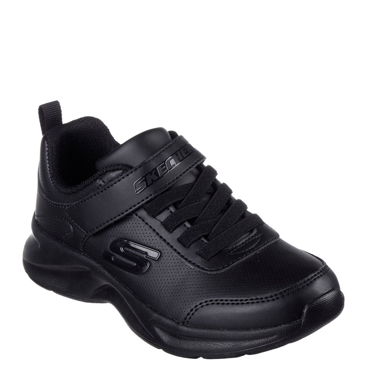 SKECHERS - Zapatilla Escolar Negro Unisex Skechers