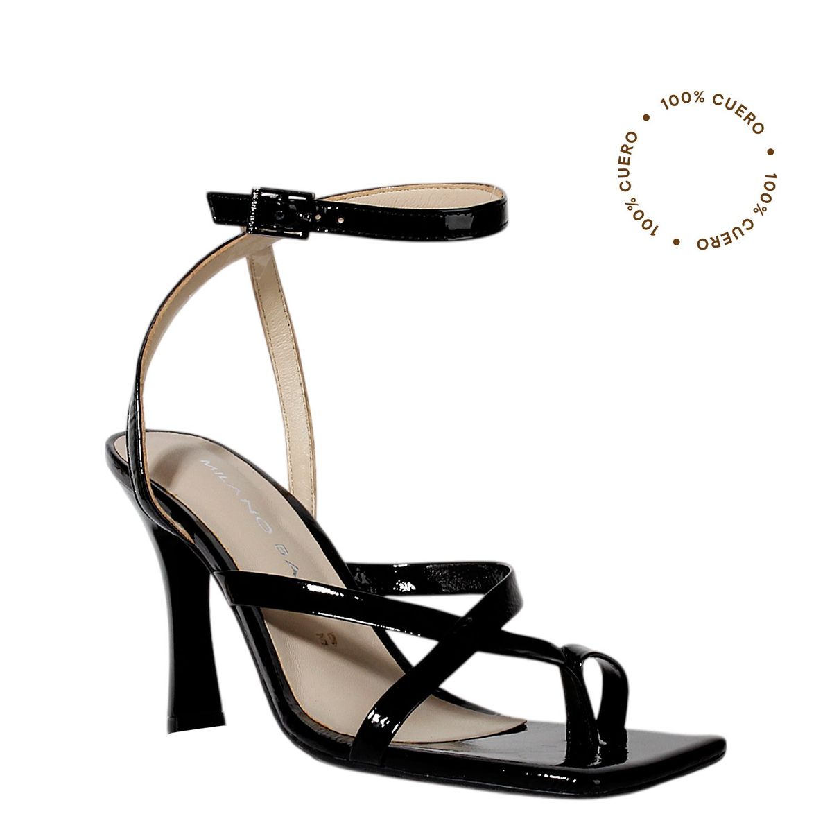 MILANO BAGS - Sandalias Mujer Milano Bags Negro