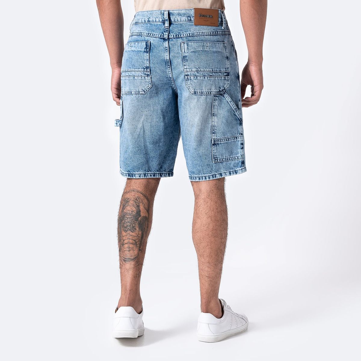 PIONIER - Bermuda 100% Algodón Hombre Pionier