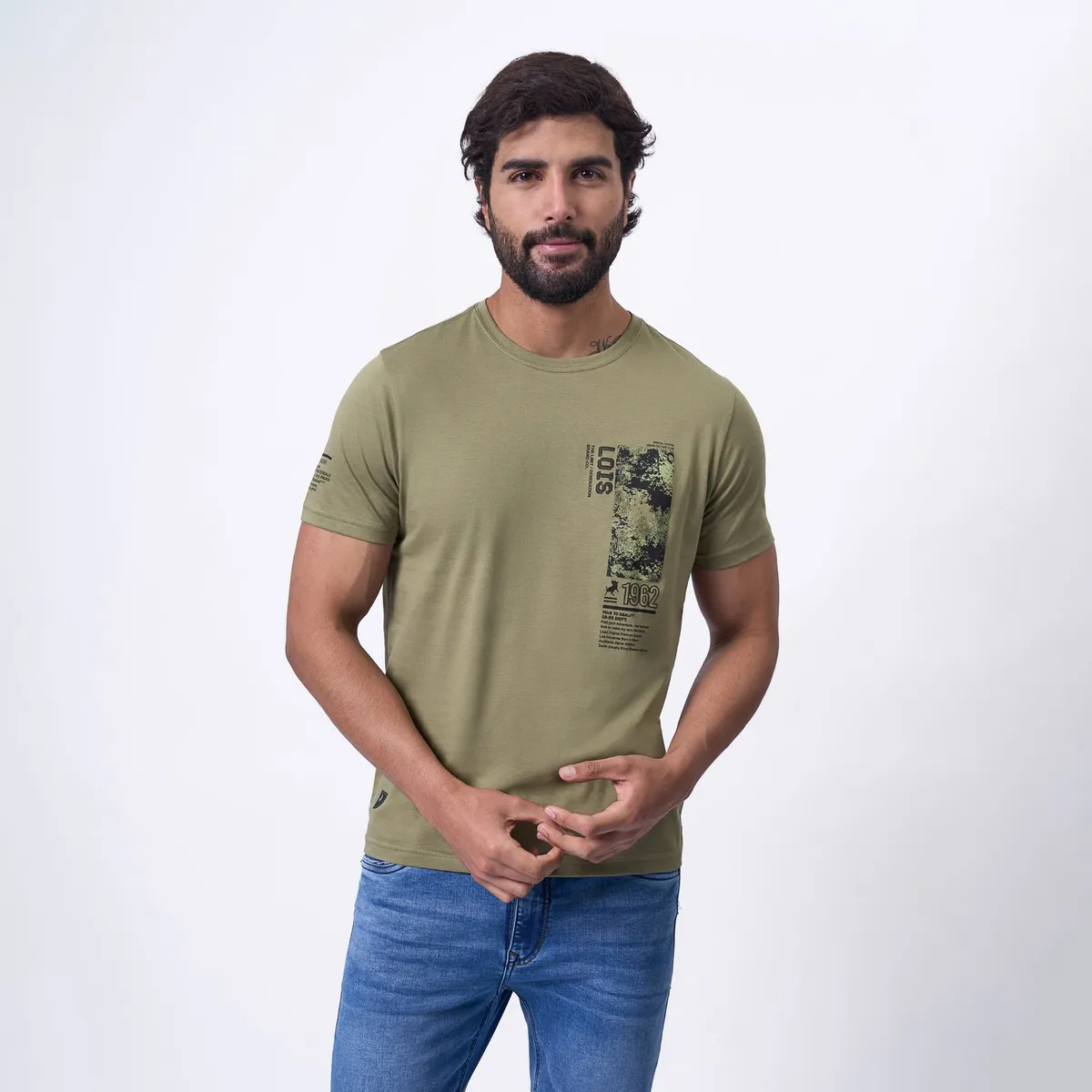 LOIS - Polo Manga Corta 100% Algodón Hombre Lois