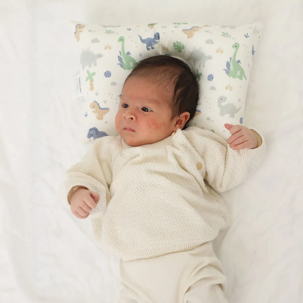 MATERNELLE - Almohada Bebe Anticabeza Plana