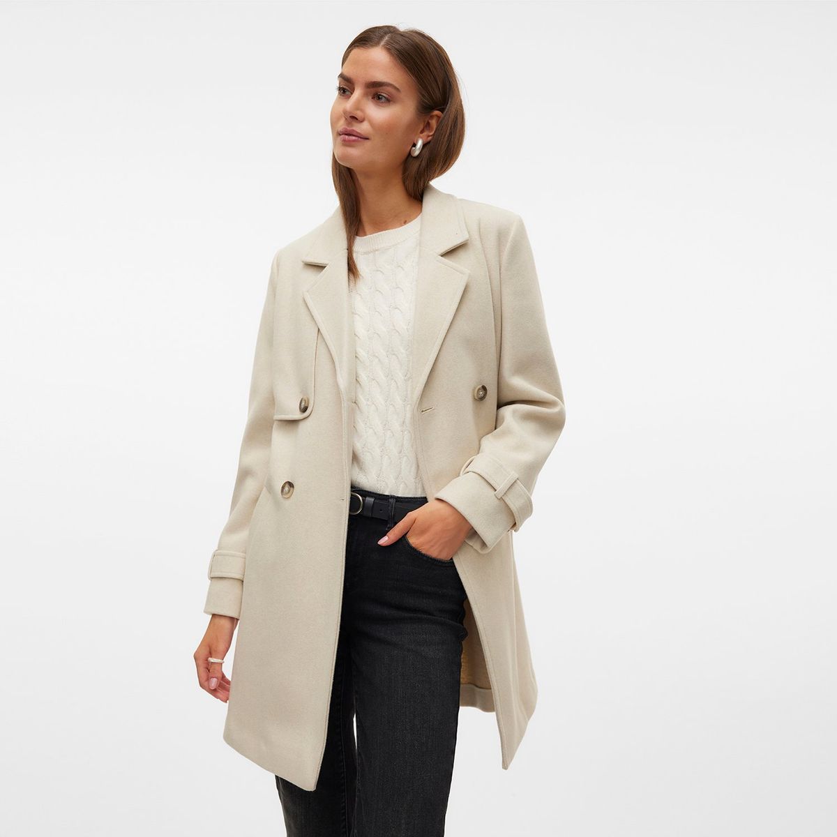 VERO MODA - Abrigo Casual Mujer Vero Moda