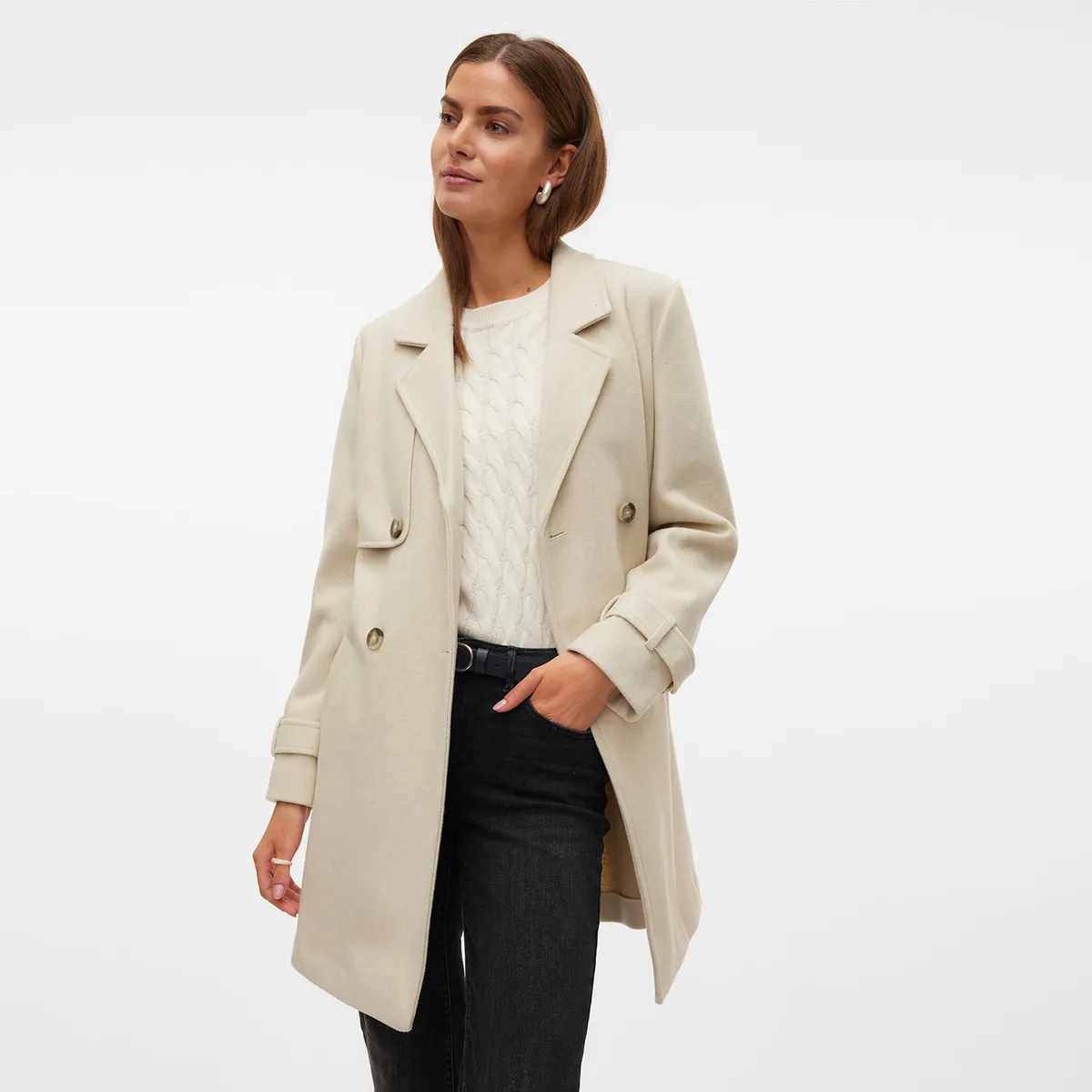 VERO MODA - Abrigo Casual Mujer Vero Moda