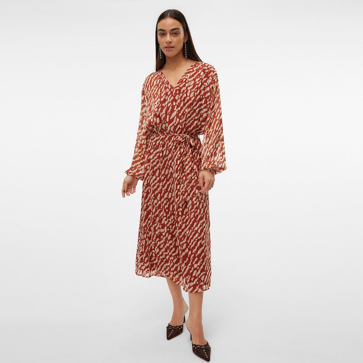 VERO MODA - Vestido Largo Casual Mujer Vero Moda