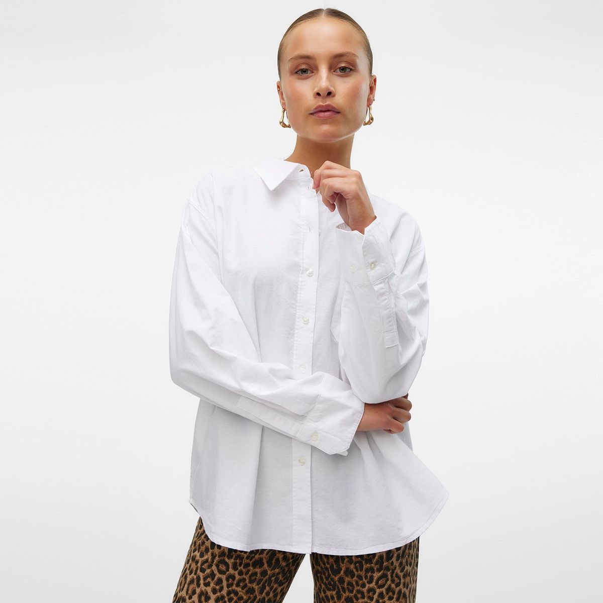 VERO MODA - Camisa Casual Manga Larga Mujer Vero Moda