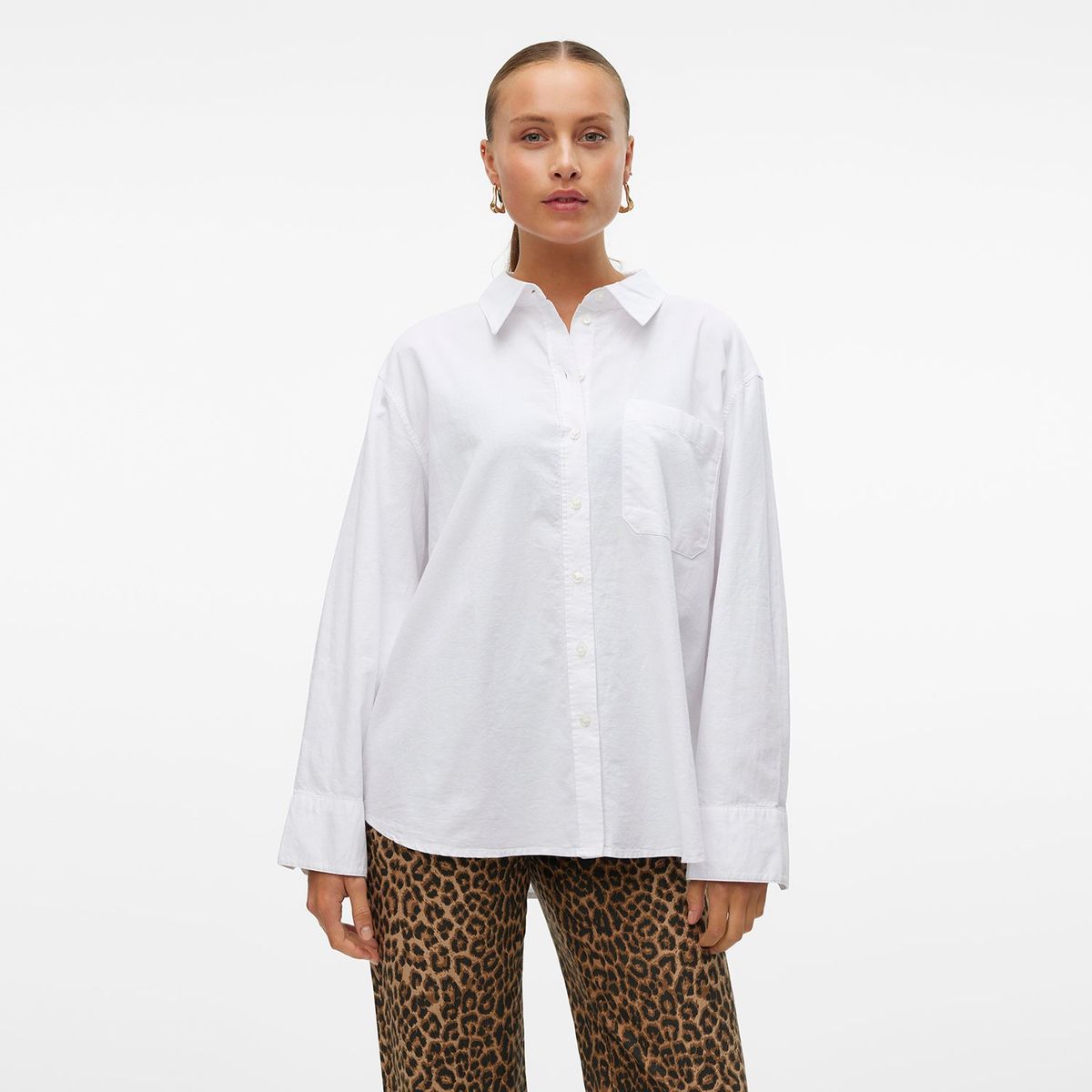 VERO MODA - Camisa Casual Manga Larga Mujer Vero Moda
