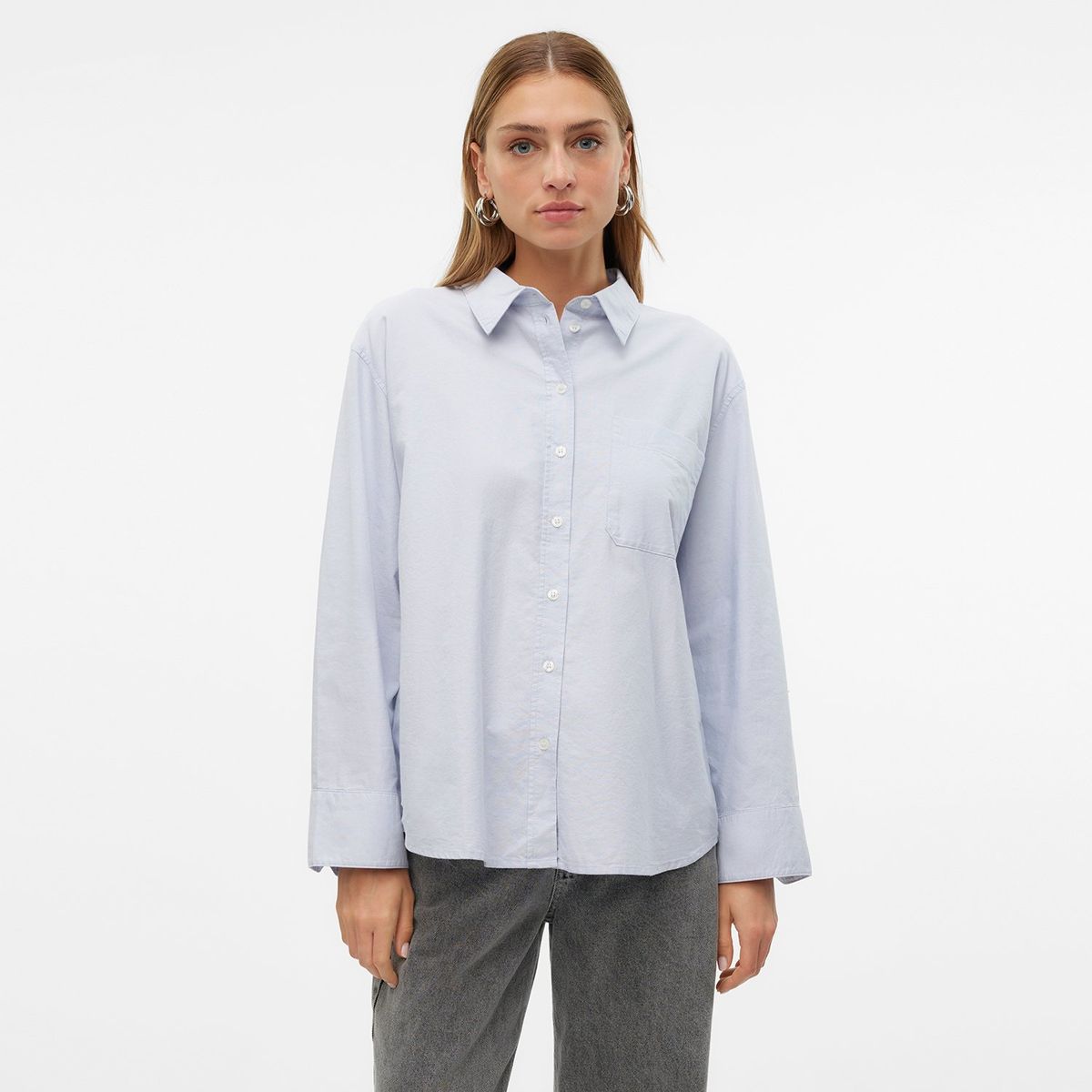 VERO MODA - Camisa Casual Manga Larga Mujer Vero Moda