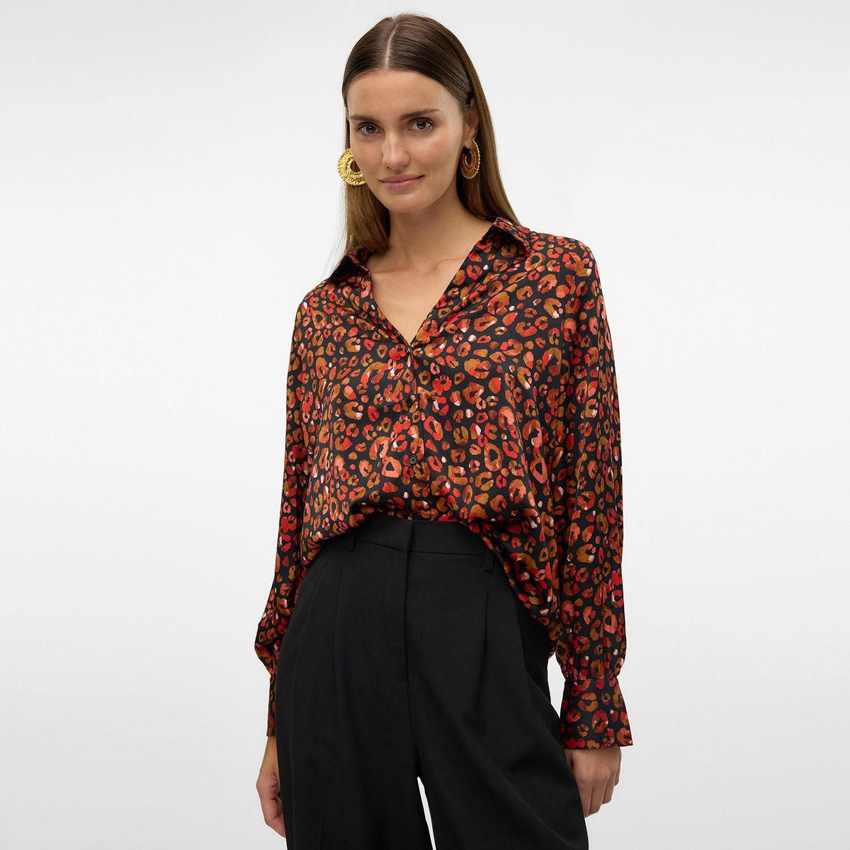 VERO MODA - Camisa Casual Manga Larga Mujer Vero Moda