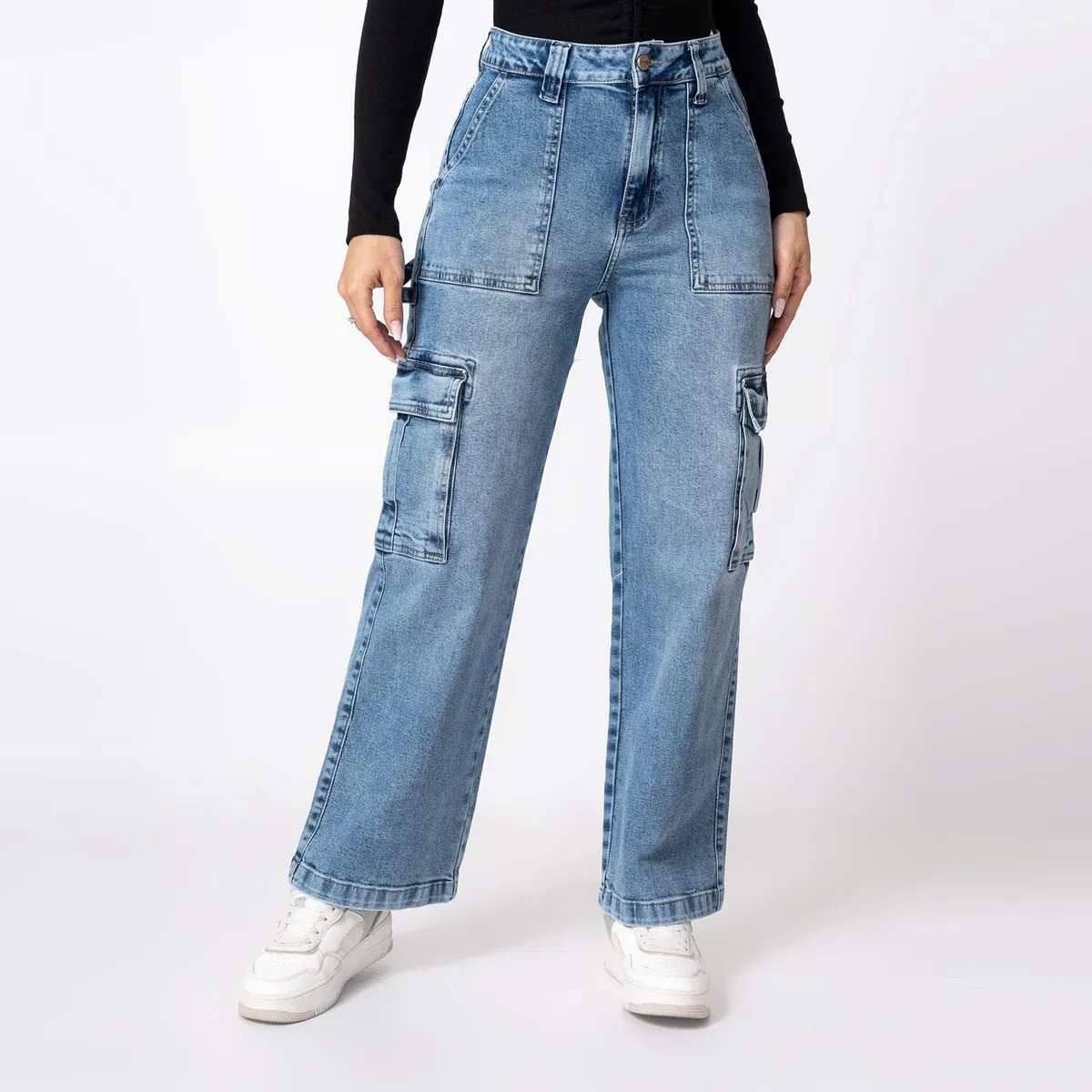 PIONIER - Jean Straight Algodón Mujer Pionier