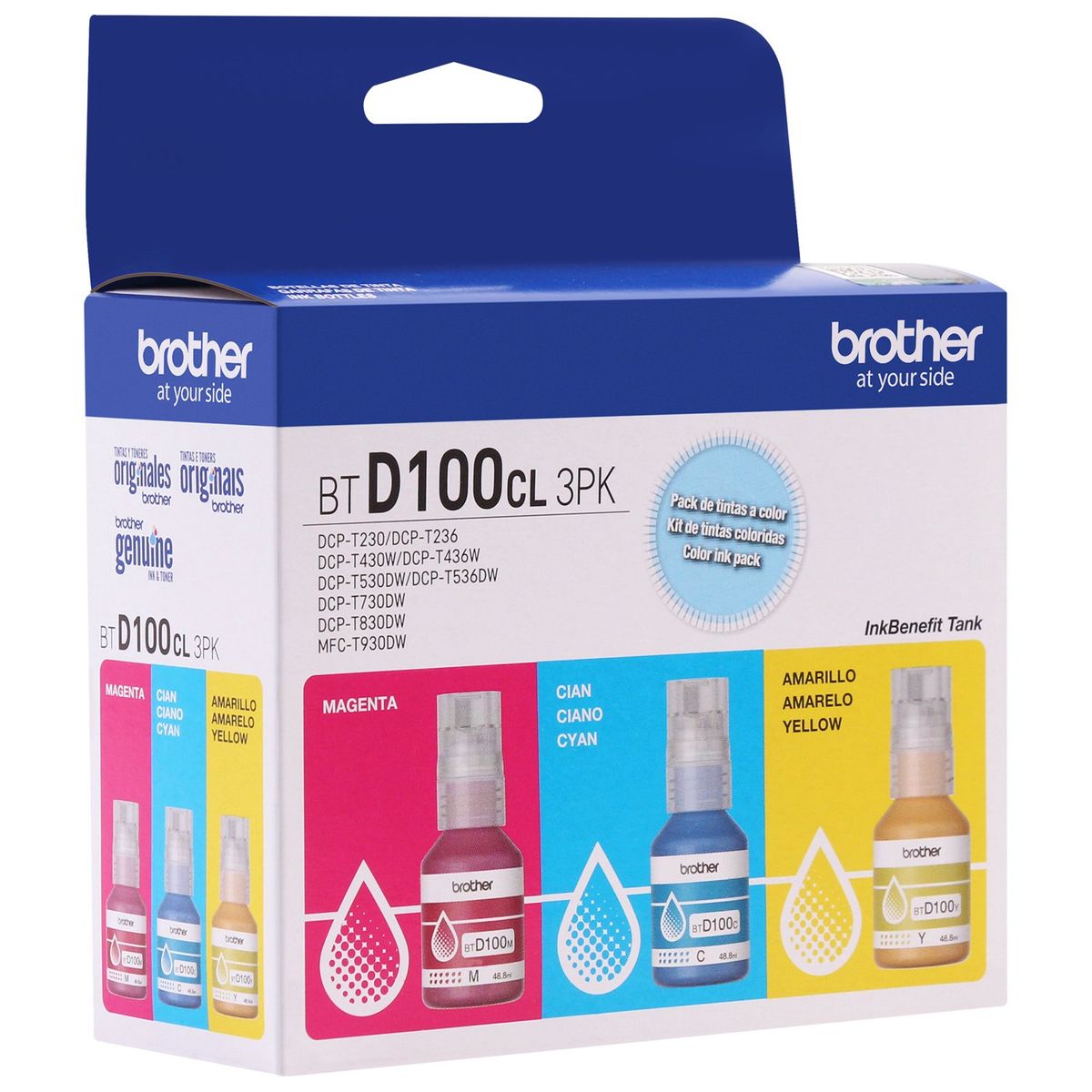 BROTHER - Tripack De Tintas Btd100cl3pk