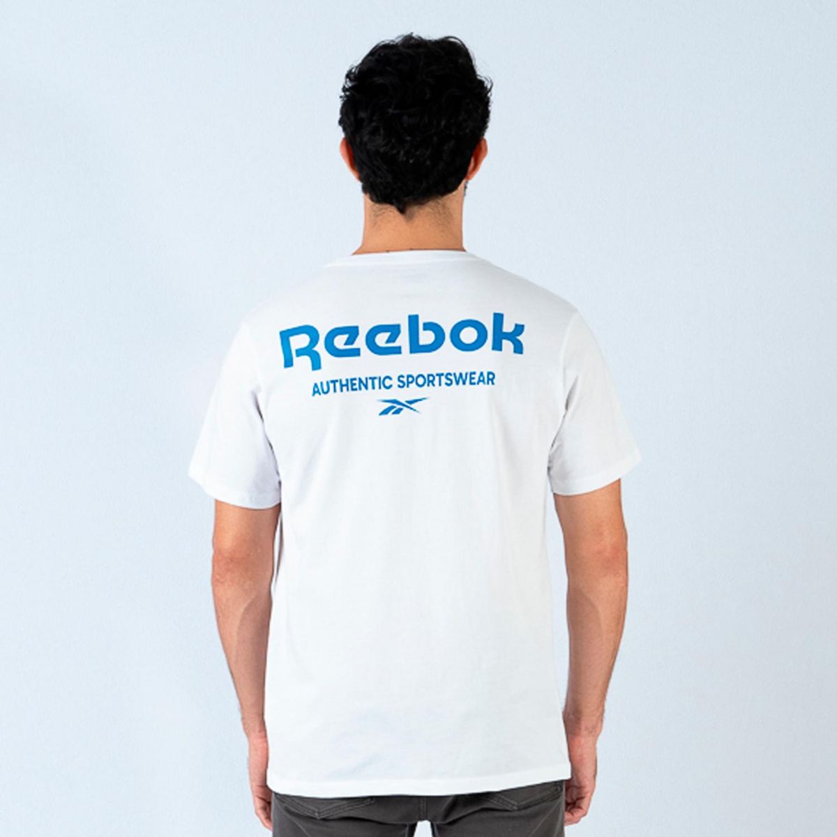 REEBOK - Polo Reebok Hombre Wordmark Graphic Tee