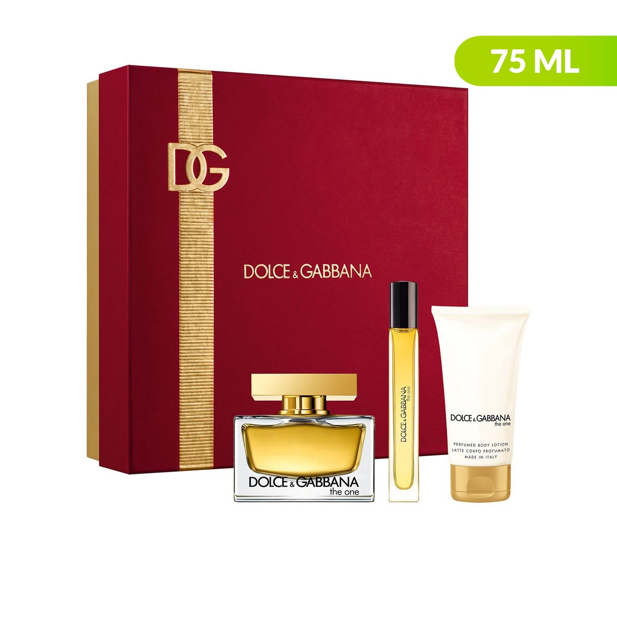 DOLCE&GABBANA - Set Perfume The One Edp 75 Ml Mujer + Body Lotion 50 Ml + Travel Spray