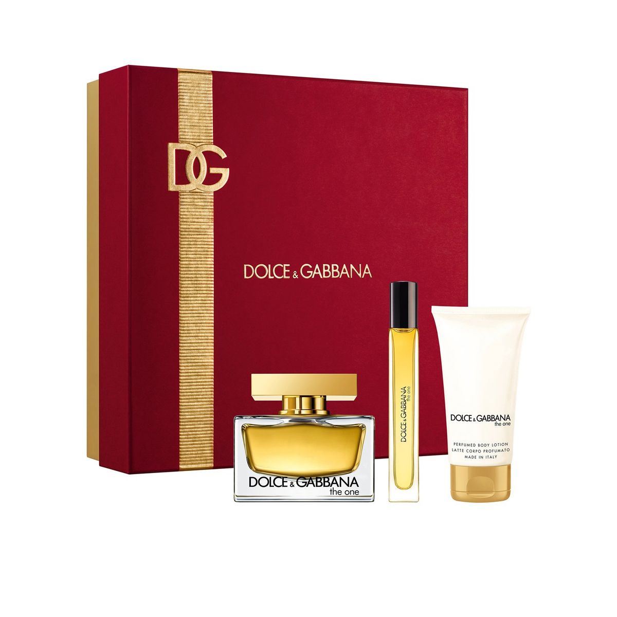 DOLCE&GABBANA - Set Perfume The One Edp 75 Ml Mujer + Body Lotion 50 Ml + Travel Spray