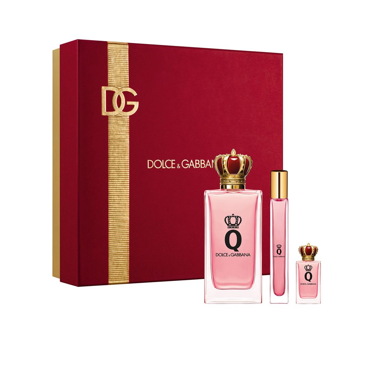 DOLCE&GABBANA - Set Perfume Q Edp 100 Ml + Miniatura + Travel Spray 10 Ml Mujer