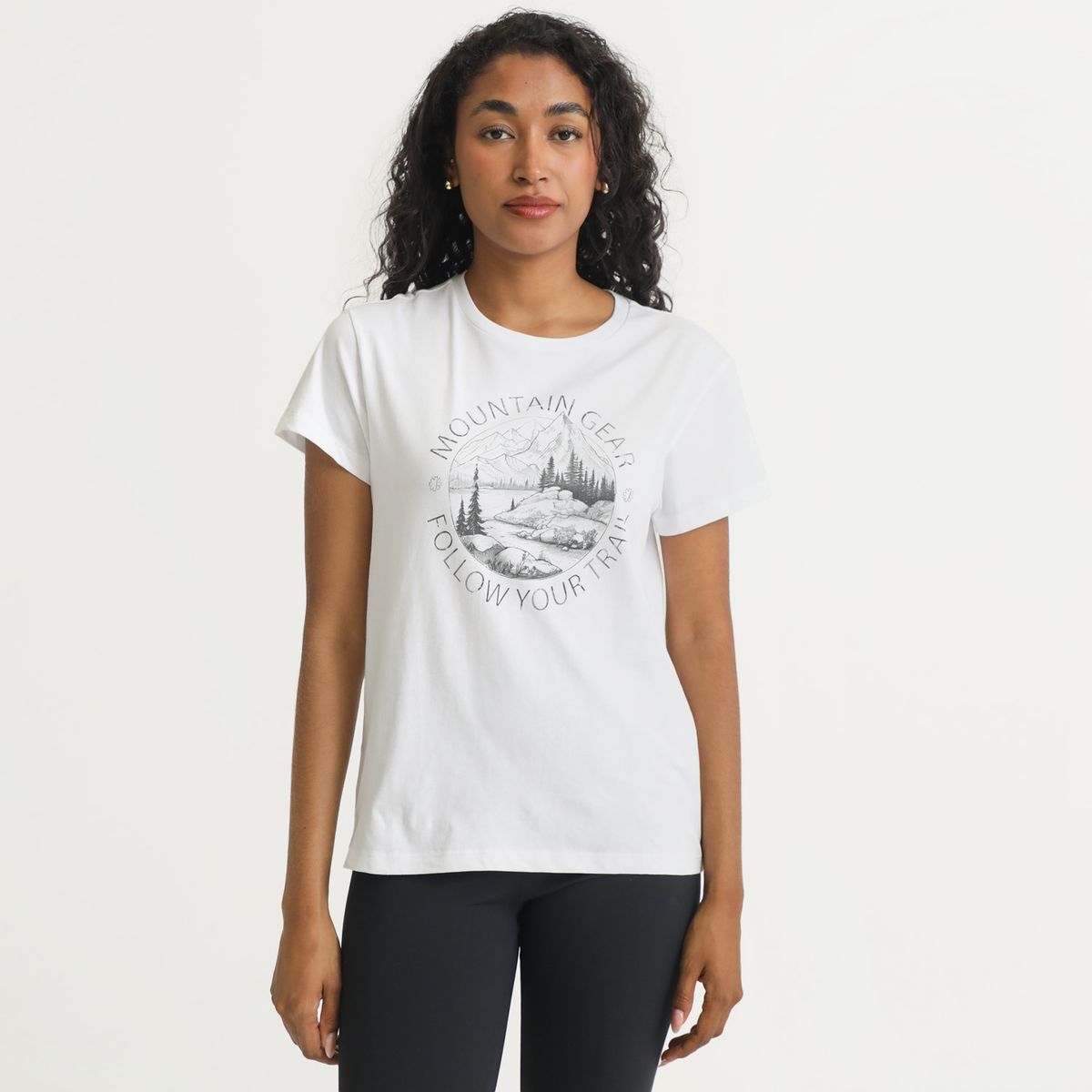 MOUNTAIN GEAR - Polo Manga Corta 100% Algodón Mujer Mountain Gear