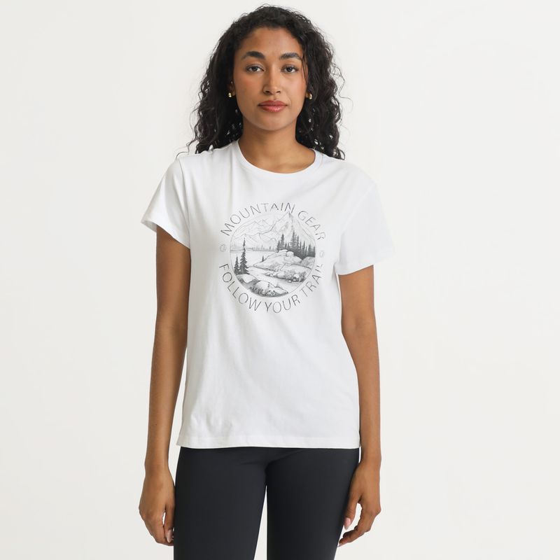 MOUNTAIN GEAR - Polo Manga Corta 100% Algodón Mujer Mountain Gear