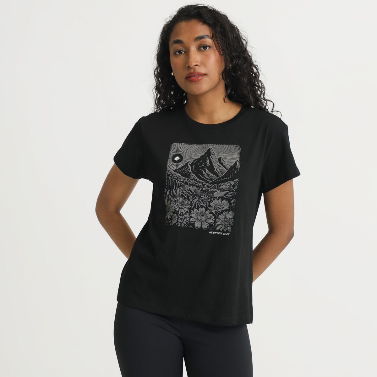 MOUNTAIN GEAR - Polo Manga Corta 100% Algodón Mujer Mountain Gear