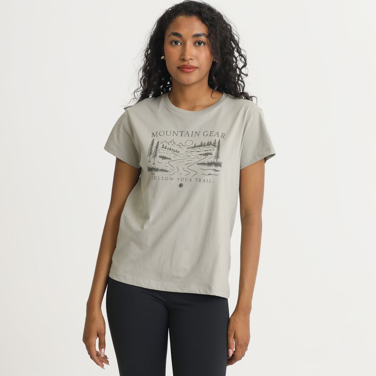 MOUNTAIN GEAR - Polo Manga Corta 100% Algodón Mujer Mountain Gear