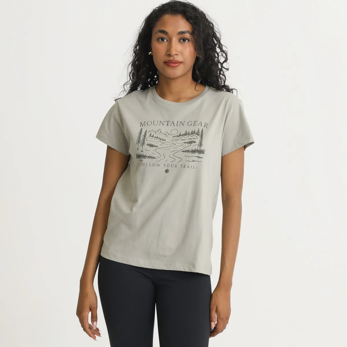 MOUNTAIN GEAR - Polo Manga Corta 100% Algodón Mujer Mountain Gear