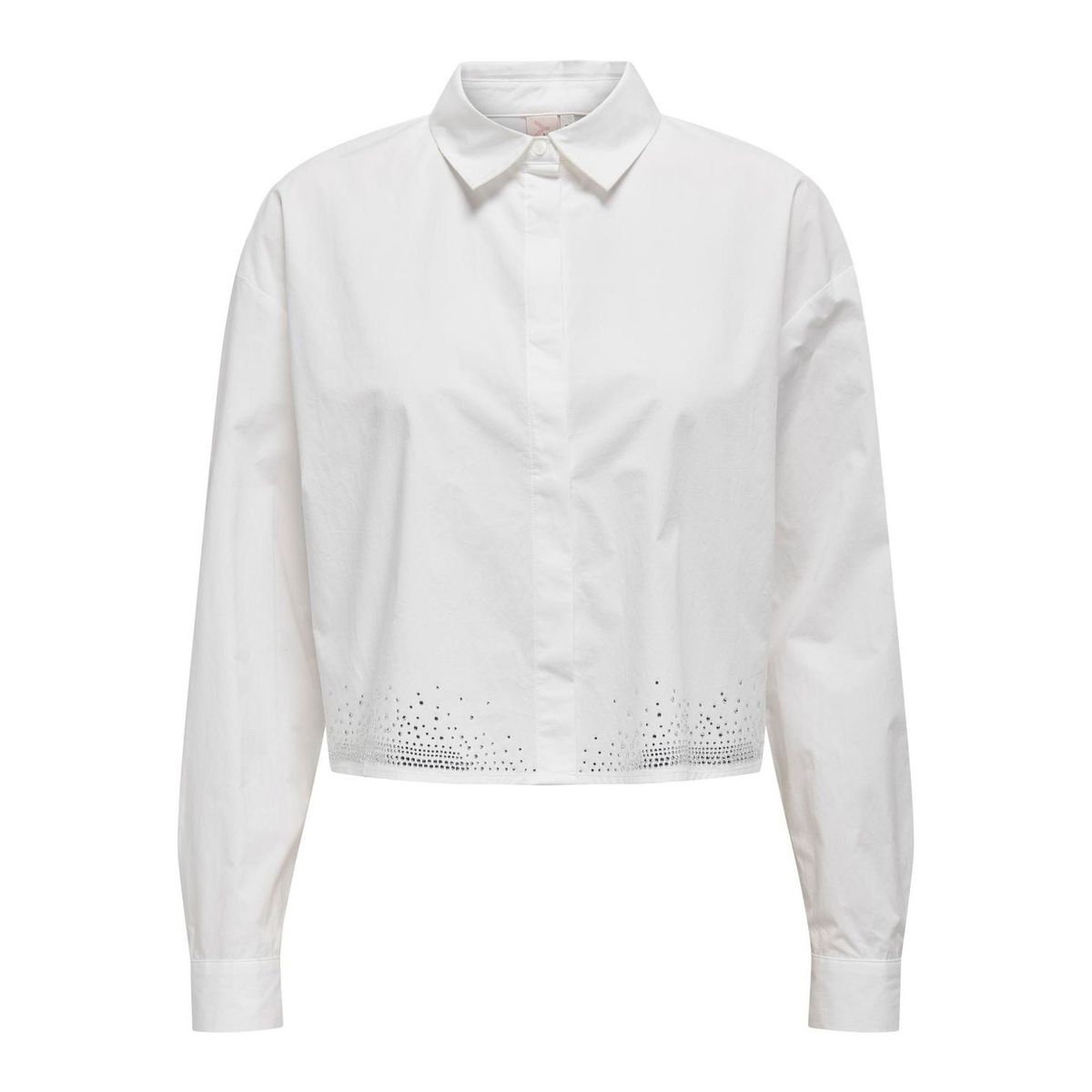 ONLY - Camisa Manga Larga 100% Algodón Mujer Only