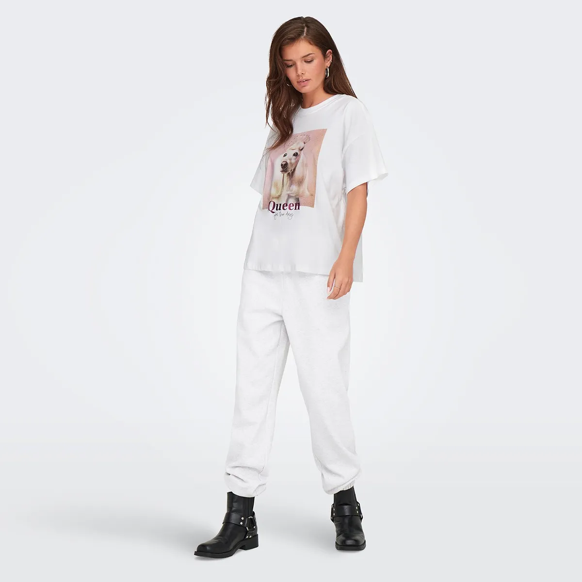 ONLY - Polo Manga Corta 100% Algodón Mujer Only