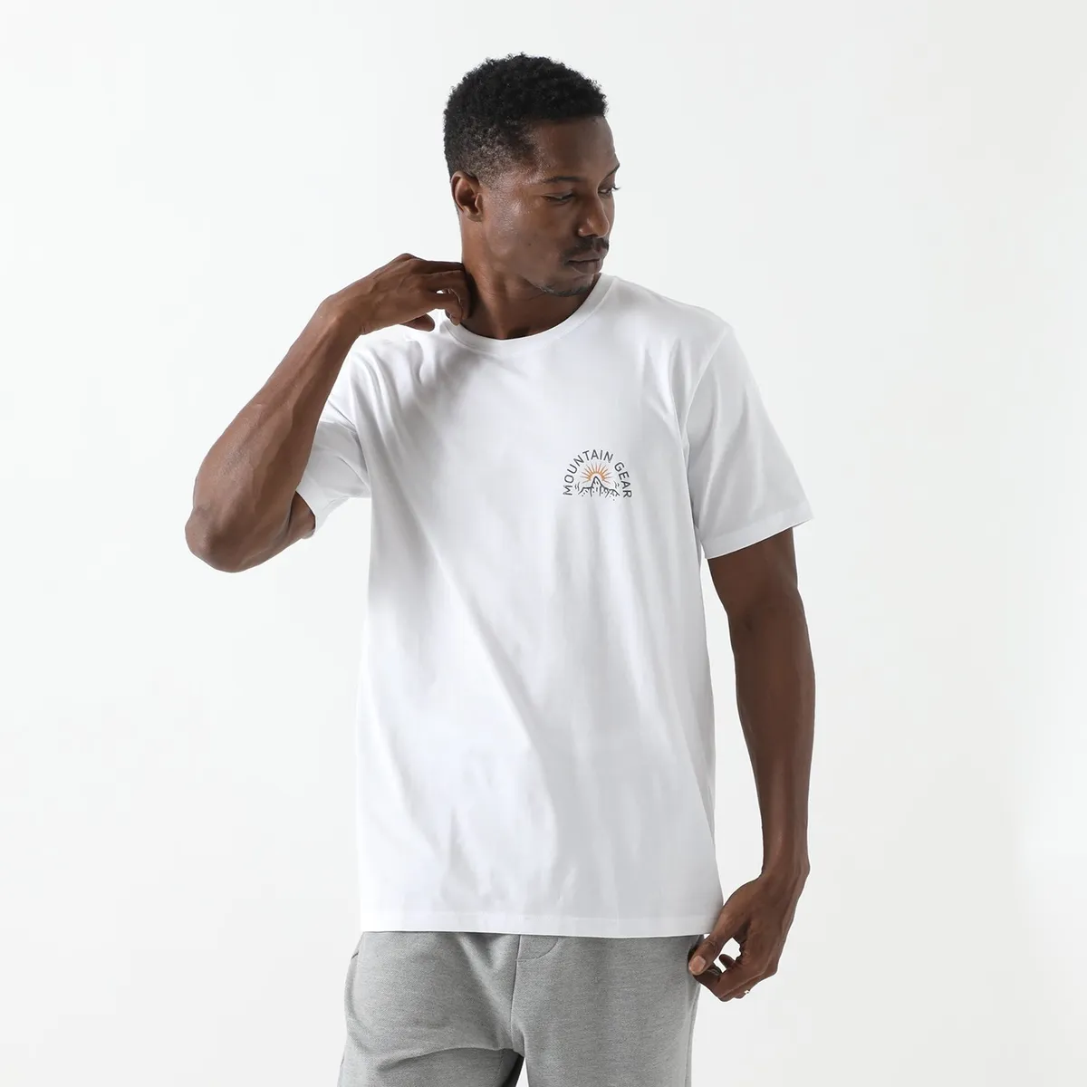 MOUNTAIN GEAR - Polo 100% Algodón Manga Corta Hombre Mountain Gear